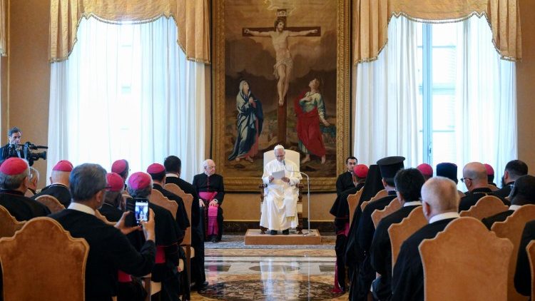 Audience pro biskupy z řeholních rodin skalabriniánů a redemptoristů 