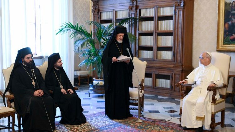 Popiežius ir Konstantinopolio patriarchato delegacija