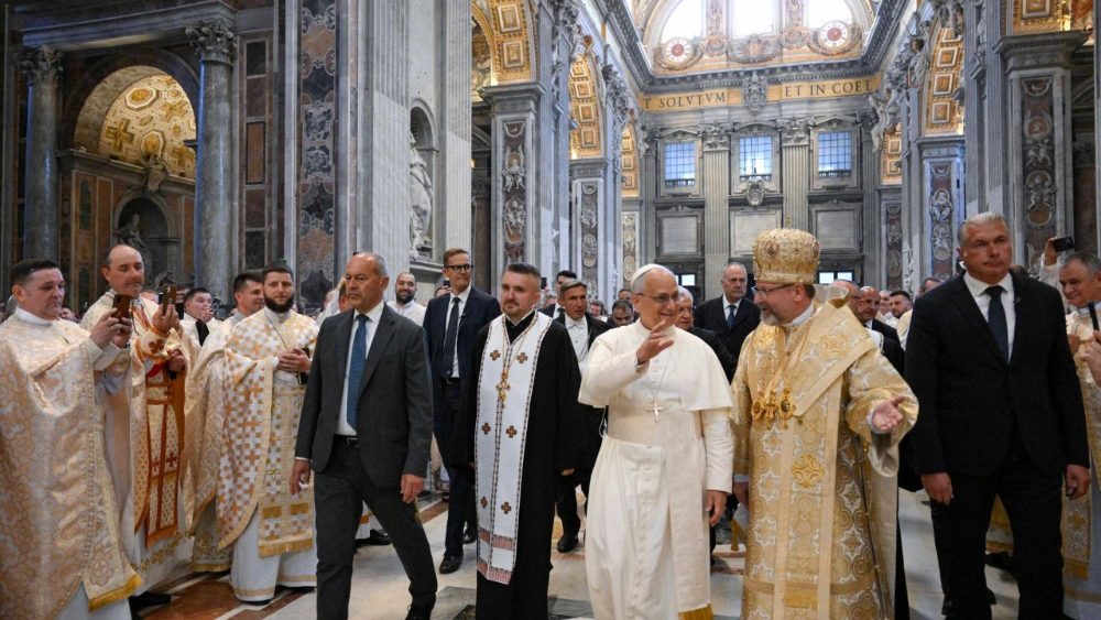 Аўдыенцыя для ўкраінскіх пілігрымаў