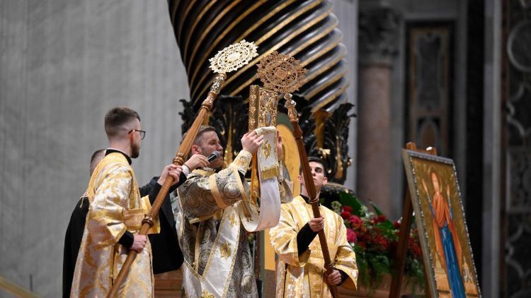 Liturgia bizantyjska w Bazylice św. Piotra