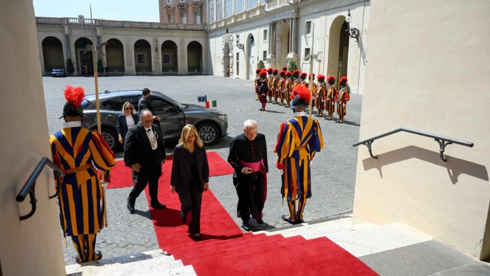 Візіт прэм'ер-міністра Італіі ў Ватыкан
