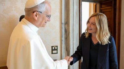 Léon XIV reçoit au Vatican Giorgia Meloni