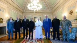 Leon XIV przyjął Wołodymyra Zełenskiego w Castel Gandolfo