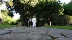 Papa Leoni XIV në Castel Gandolfo