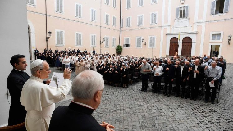 Частная аудиенция в Кастель Гандольфо 12 июля 2025 г.