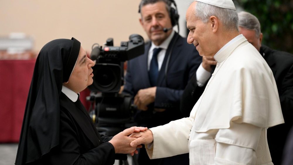 La Leon al XIV-lea, reprezentanții mai multor congregații de viață consacrată