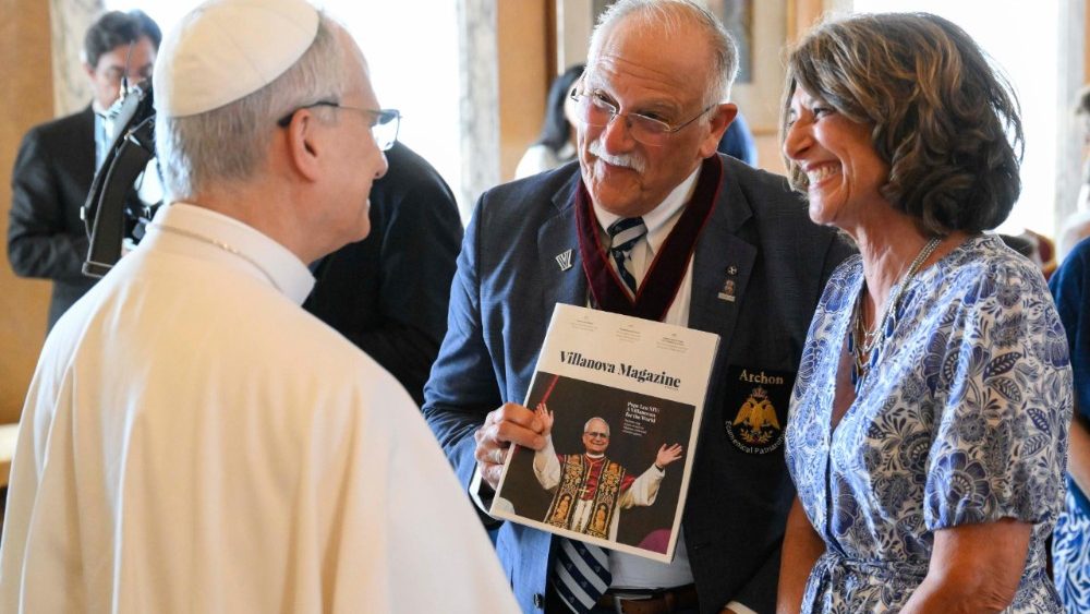 Аўдыенцыя Папы Льва XIV для ўдзельнікаў праваслаўна-каталіцкай экуменічнай пілігрымкі з ЗША