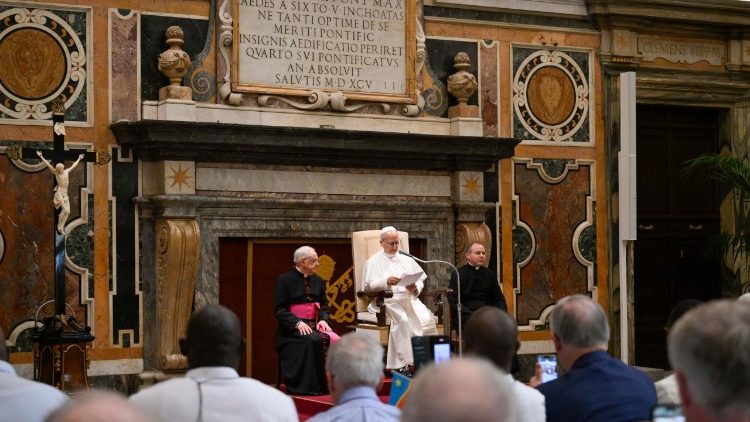 Un momento dell'udienza