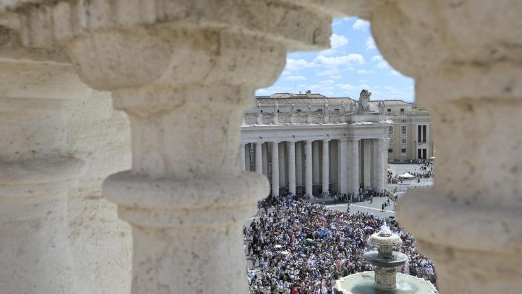 Blick auf den Petersplatz