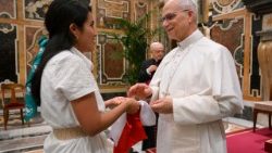 Папская аўдыенцыя для ўдзельнікаў Юбілею моладзі з Перу