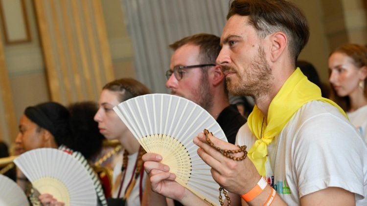 Neofici podczas spotkania z Papieżem