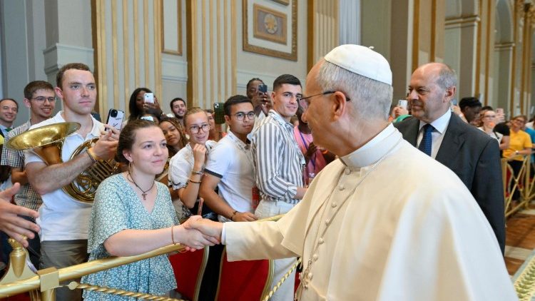 Nowo ochrzczeni Francuzi na audiencji w Watykanie (29.07.25)