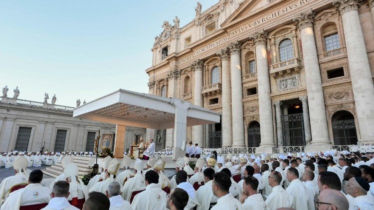 Quelques concélébrants.