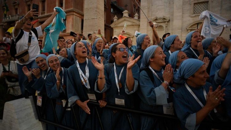 Un groupe de religieuses.