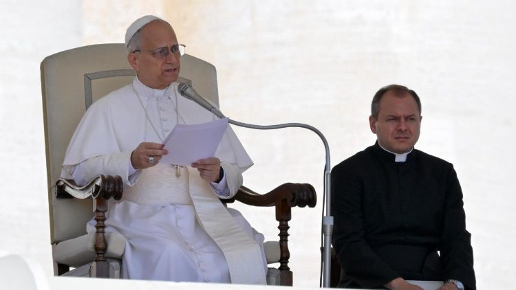 教皇レオ14世　2025年7月30日の一般謁見