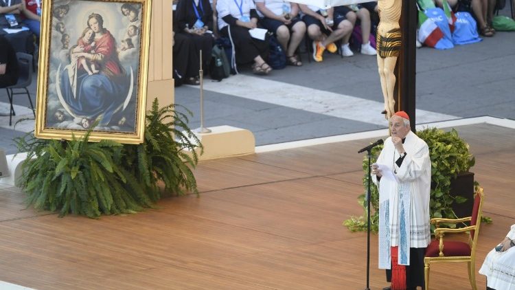 Кардинал Дзупи на молитвата за мир