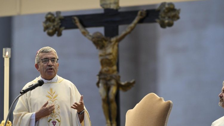 Un momento de la homilía pronunciada por el arzobispo de Valladolid y presidente de la Conferencia Episcopal Española.