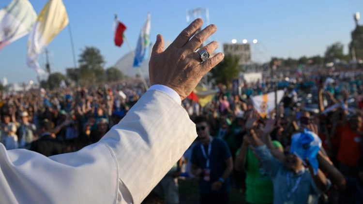 Il Papa durante il Giubileo dei giovani