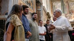 2025.08.02 Wawakilishi wa kuongoza Mkesha wa Jubilei ya vijana huko Tor Vergata.