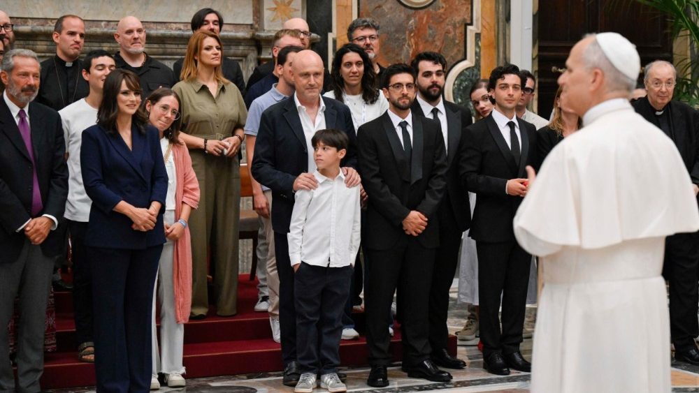 Папская аўдыенцыя для артыстаў, якія будуць выступаць на Юбілеі моладзі ў Тор-Вергаце 