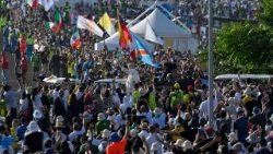 File photo of Pope Leo XIV at the Jubilee of Youth at Tor Vergata in Rome