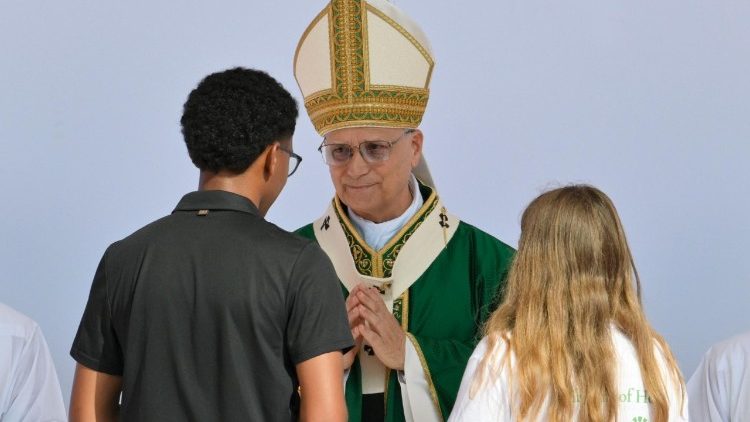 папата в Тор Вергата за Юбилея на младежите