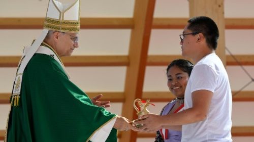 Leone XIV ai giovani: aspirate a cose grandi. Contagiate tutti con la testimonianza di fede