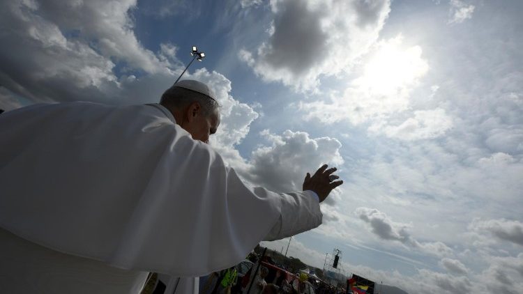 Papst Leo in Tor Vergata