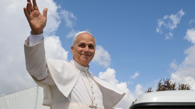 2025.08.03 Papa Leon al XIV-lea la Jubileul tinerilor.