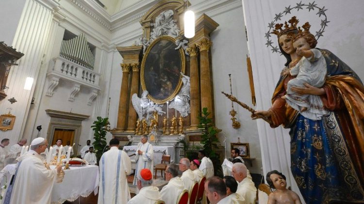 22025.08.15 Santa Messa nella Parrocchia Pontificia di San Tommaso da Villanova a Castel Gandolfo