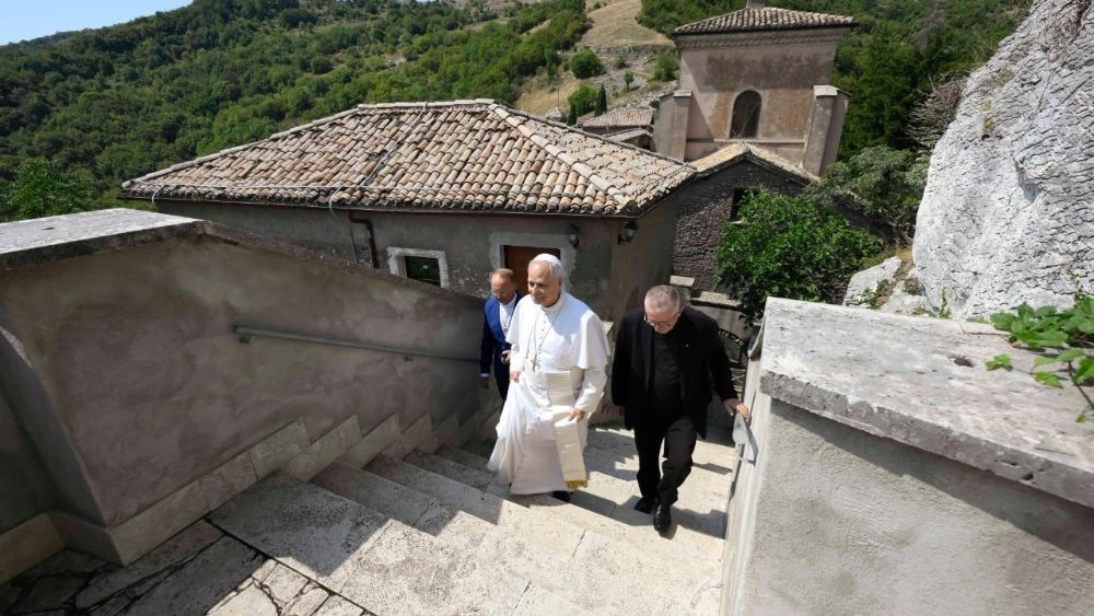 2025.08.19 SS Leone XIV -  Visita Santuario Madonna della Mentorella