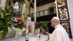 2025.08.19 SS Leone XIV -  Visita Santuario Madonna della Mentorella