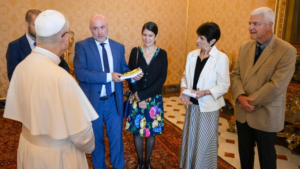 2025.08.29 La Signora Diane Foley, con il Signor Colum McCann