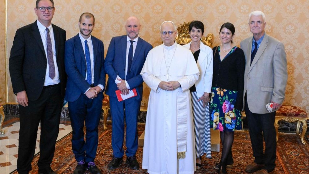 2025.08.29 La Signora Diane Foley, con il Signor Colum McCann