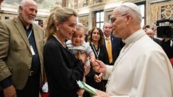 Аўдыенцыя для членаў ініцыятывы "Школы евангелізацыі святога Андрэя"