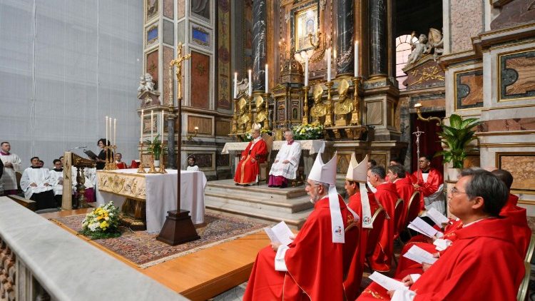 Misa ya ufunguzi wa mkutano Mkuu wa Waagostinian