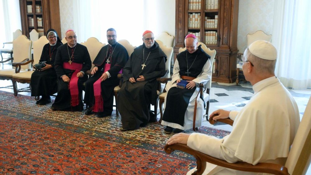 La Leon al XIV-lea, membrii Conferinței episcopale din țările scandinave