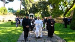 Popiežius Leonas XIV „Borgo Laudato si’“ Kastel Gandolfe 