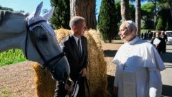 Ilustrační foto - Papež Lev na návštěvě Borga Laudato si'