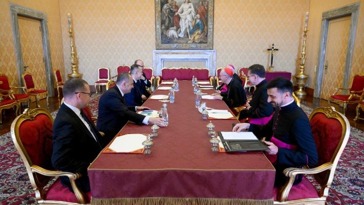 Polish President meets with Secretariat of State