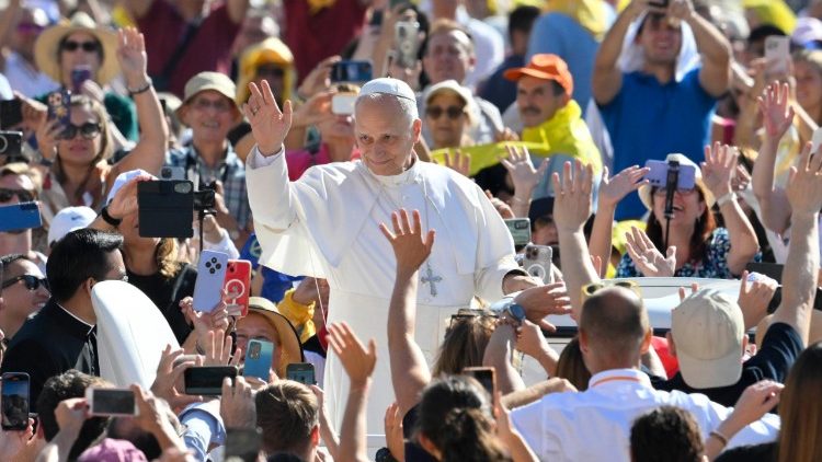 Današnje avdience se je udeležilo 25.000 romarjev