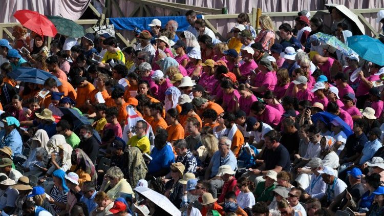 Паломники на площади Святого Петра (7 сентября 2025 г.)