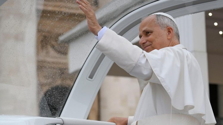 Leon XIV la audiența generală din 10 septembrie 2025