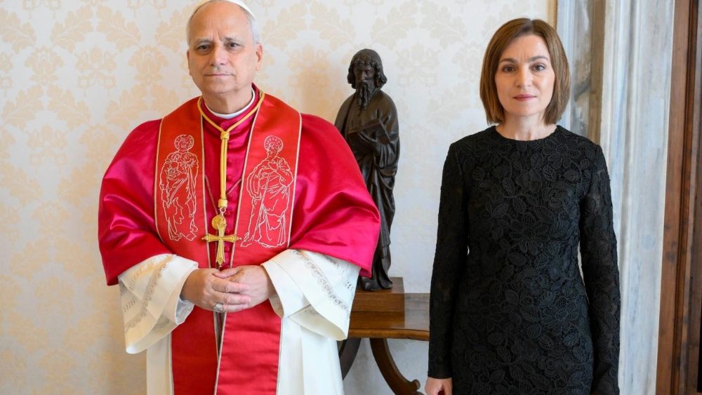 În audiență la Leon XIV, Maia Sandu, președinta Republicii Moldova