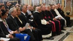 Падчас папскай аўдыенцыі для ўдзельнікаў семінара Папскай тэалагічнай акадэміі 