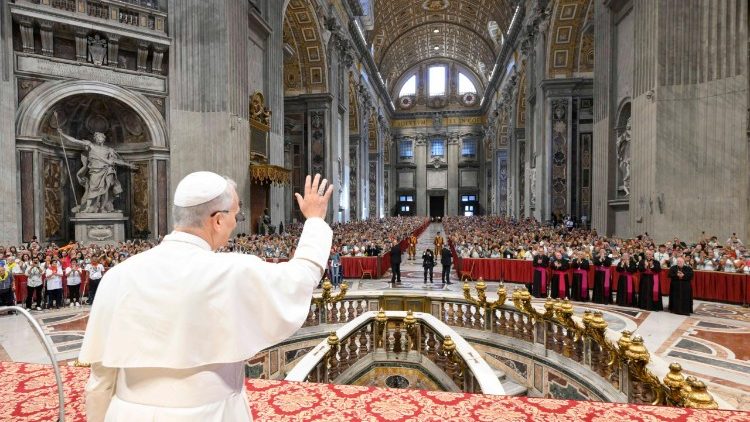 Papež zdraví účastníky jubilejní pouti diecézí ze střední Itálie
