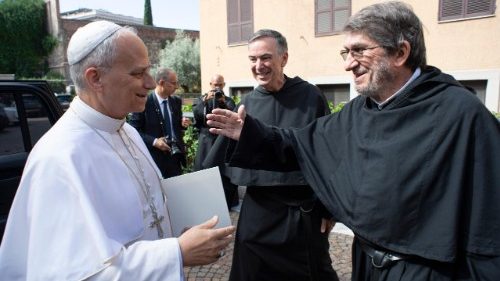 Pope to Augustinians: Keep love at the centre of religious life