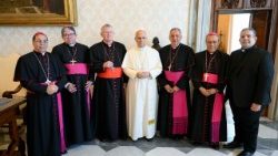 La presidencia del Celam junto al Santo Padre, 15 de septiembre 2025