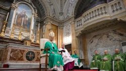 Імша ў касцёле святой Ганны ў Ватыкане