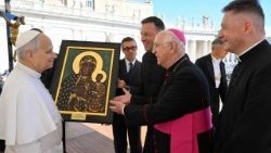 Leon XIV otrzymał od abp. Wacława Depo kopię ikony Matki Bożej Częstochowskiej